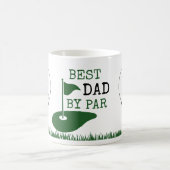 Golf BEST VATER BY PAR Monogram Kaffeetasse (Mittel)