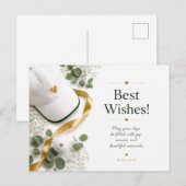 Golf Beste Wünsche an den Golfer Postkarte (Vorne/Hinten)