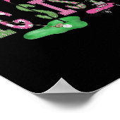 Golf Big Sister NK Hole in einem Golf 1. Geburtsta Poster (Ecke)