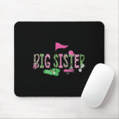 Golf Big Sister Nk Hole In One Golf 1st Birthday G Mousepad (Mit Mouse)