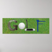 Golf-Bilderbriefe Poster (Vorne)