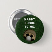 Golf Birdie Auszeichnung Button (Vorne & Hinten)