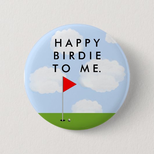 Golf Birdie Button (Vorderseite)