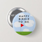 Golf Birdie Button (Vorne & Hinten)