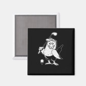 Golf Birdie Funny Bird Animal Spaß Golfing Magnet (Vorderseite/Rückseite)