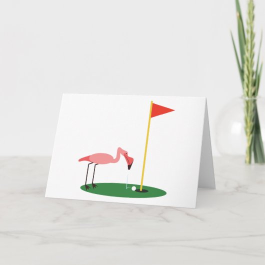 Golf Birdy Karte (Vorderseite)