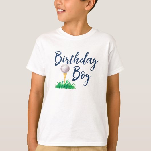 Golf Birthday Boy Shirt (Vorderseite)
