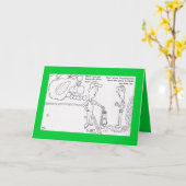 Golf Birthday Card Karte (Gelbe Blume)