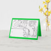 Golf Birthday Card Karte (Gelbe Blume)