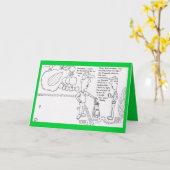 Golf Birthday Card Karte (Gelbe Blume)