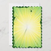 Golf Birthday Einladung. Einladung (Rückseite)