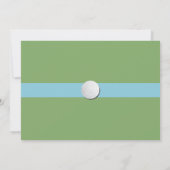 Golf Birthday Foto Putt Fun Golfspielen Einladung (Rückseite)