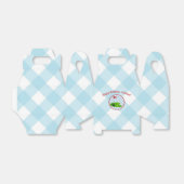 Golf Birthday Kariert Blue Gingham Country Club Geschenkschachtel (Ungefaltet)