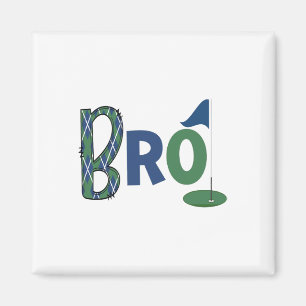 Golf Birthday Kinder Golfspielen Bruder des Geburt Magnet
