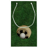 Golf Birthday Kleine Geschenktasche Geschenktüte (Rückseite)
