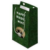 Golf Birthday Kleine Geschenktasche Geschenktüte (Vorderseite Schrägansicht)
