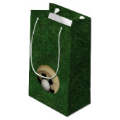 Golf Birthday Kleine Geschenktasche Geschenktüte (Rückseite Schrägansicht)