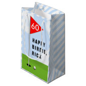 Golf Birthday Kleine Geschenktüte (Vorderseite Schrägansicht)