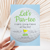Golf Birthday Par-tee Einladung