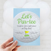Golf Birthday Par-tee Einladung