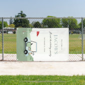 Golf Birthday Par-tee Willkommensbanner Banner (Insitu)