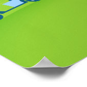 Golf Birthday Party Begrüßungszeichen Poster (Ecke)