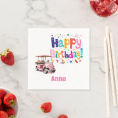 Golf Birthday Party für Golfer Serviette (Beispiel)