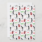 Golf Birthday Party Invitation (Women) Einladung (Rückseite)