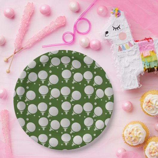 Golf Birthday Party Muster Pappteller (Party)