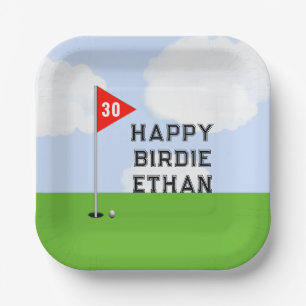 Golf Birthday Party Pappteller