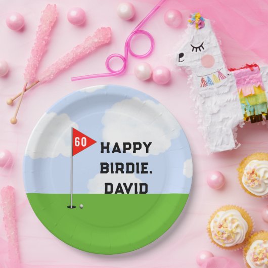 Golf Birthday Party Pappteller (Party)