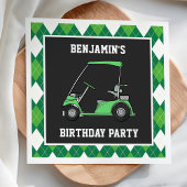 Golf Birthday Party Serviette