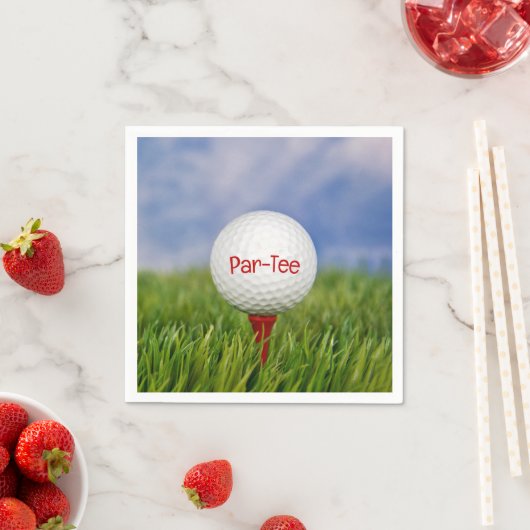 Golf Birthday Party Serviette (Beispiel)