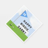 Golf Birthday Serviette (Ecke)