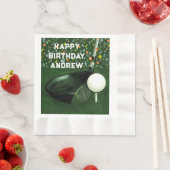 Golf Birthday Serviette (Beispiel)