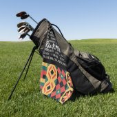 Golf Black Monts Geschichte des Golfers Golfhandtuch (Gras)