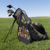 Golf Black Monts Geschichte des Golfers Golfhandtuch (Gras)