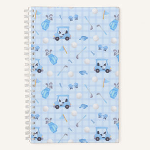 Golf Blau Notizblock