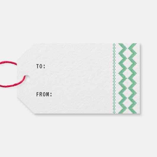 Golf Blue Green Merry Golfmas Weihnachtsgeschenke  Geschenkanhänger (Rückseite Horizontal)