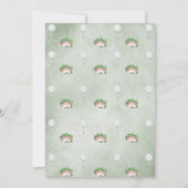 Golf Blue Par T-Shirt Einladung zum Geburtstag (Rückseite)