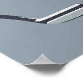 Golf Blue Poster (Ecke)