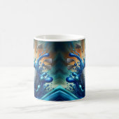 Golf Blue Water Splash Kaffeetasse (Mittel)