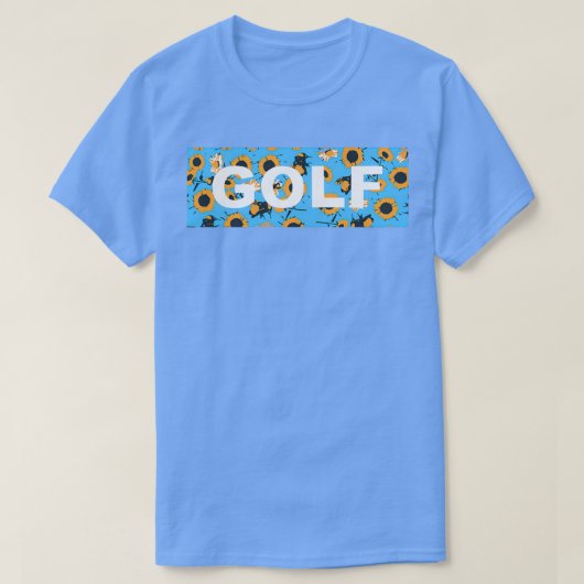 Golf-Blume T-Shirt (Design vorne)