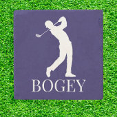 Golf Bogey stilvoll Steinuntersetzer
