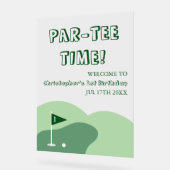Golf Boy 1. Geburtstag Acrylschild (Winkel)
