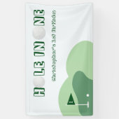 Golf Boy 1. Geburtstag Banner (Vertikal)