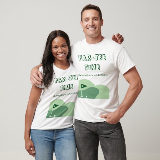 Golf Boy 1. Geburtstag Eltern T-Shirt (Unisex)