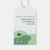 Golf Boy 1. Geburtstag Geschenkanhänger (Vorderseite)