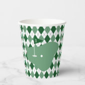 Golf Boy 1. Geburtstag Pappbecher (Vorderseite)
