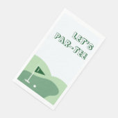 Golf Boy 1. Geburtstag Serviette (Ecke)